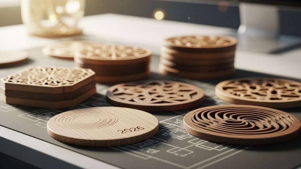18 Innovative Wood Coaster Design Ideas for Your Business