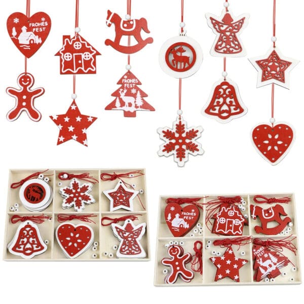 Wooden Christmas Ornaments