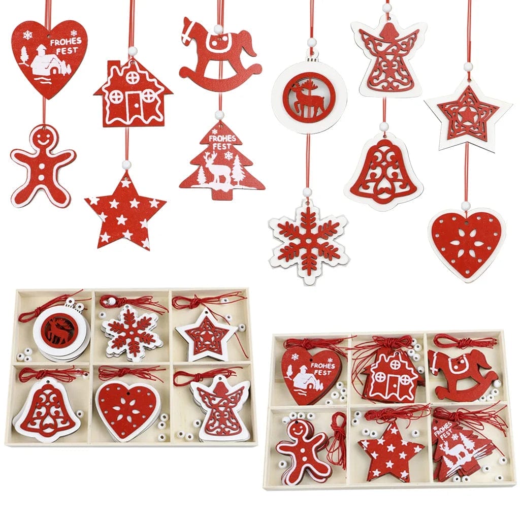 Wooden Christmas Ornaments