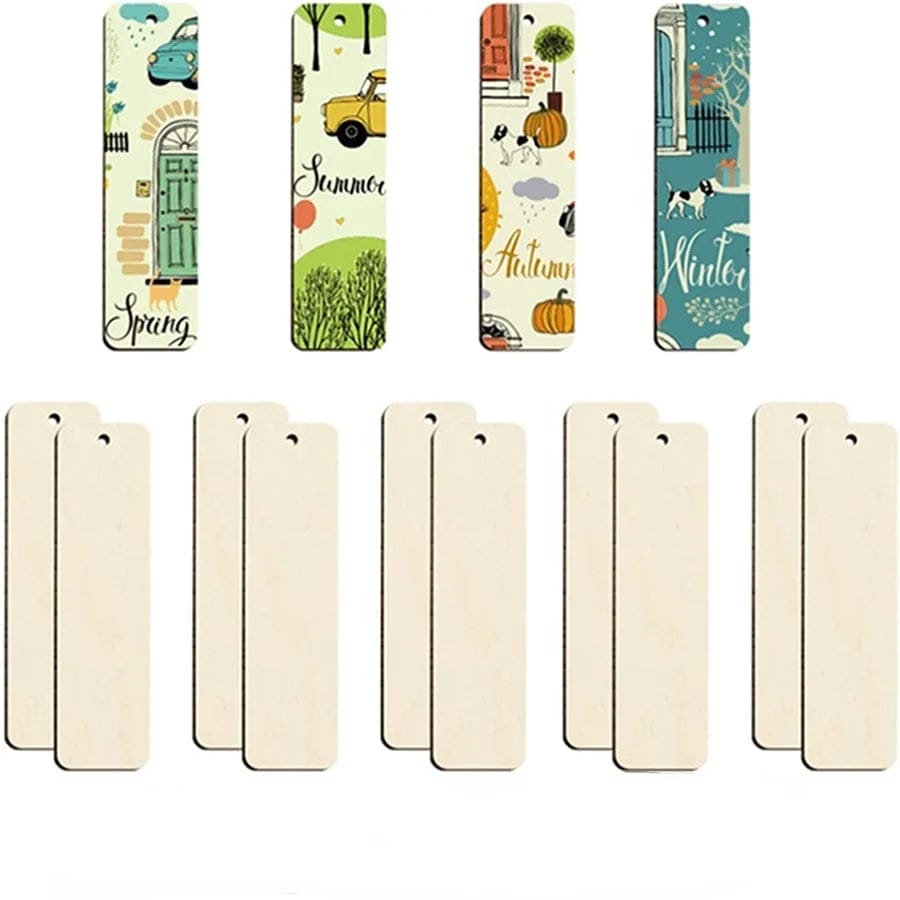 Blank Wooden Bookmarks