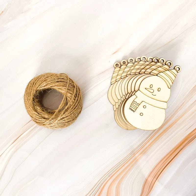 Wooden Christmas Tree Ornaments