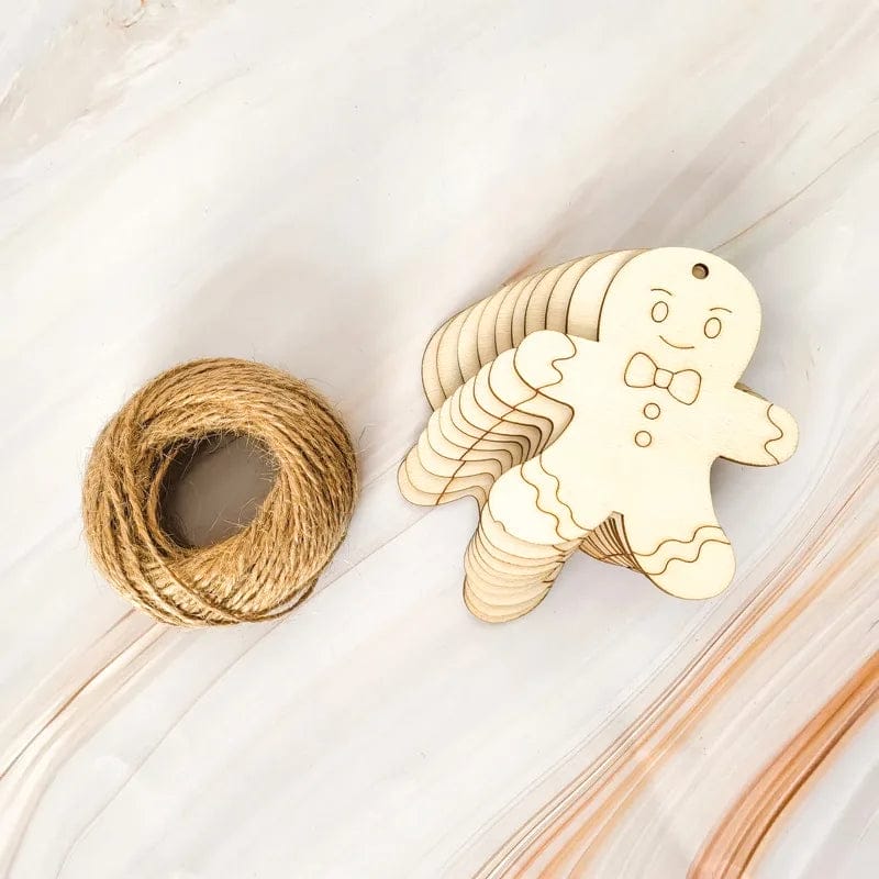 Wooden Christmas Tree Ornaments