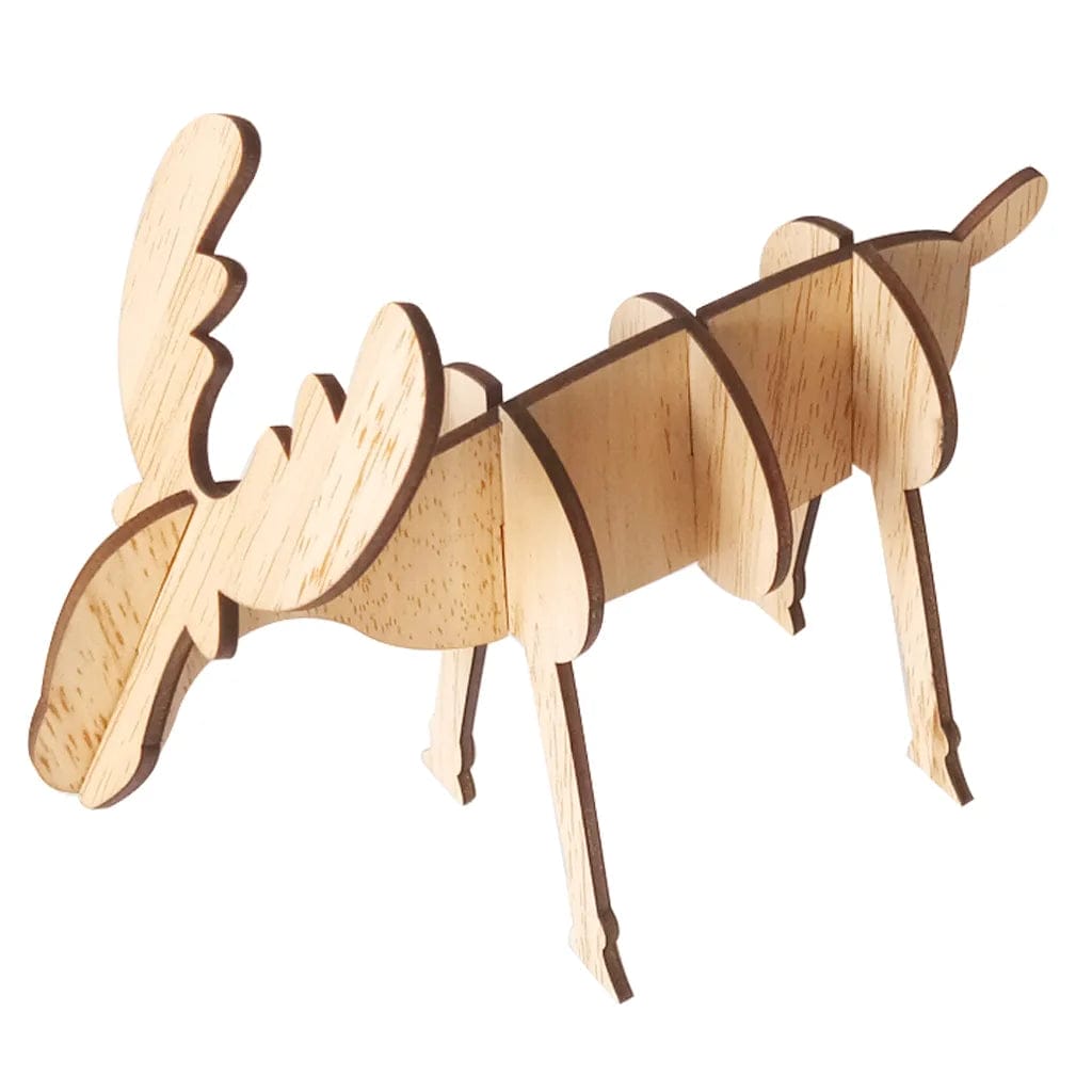 Wooden Reindeer Decorations