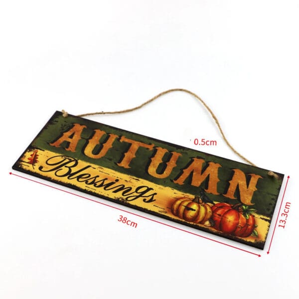 Fall Wood Signs