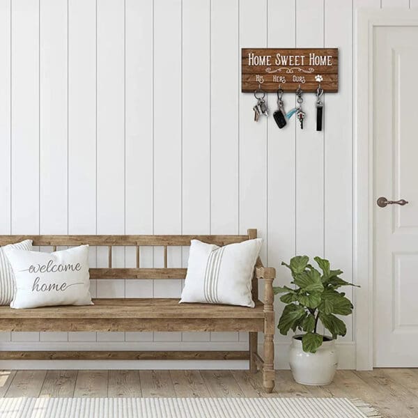 Wooden Key Ring Holder