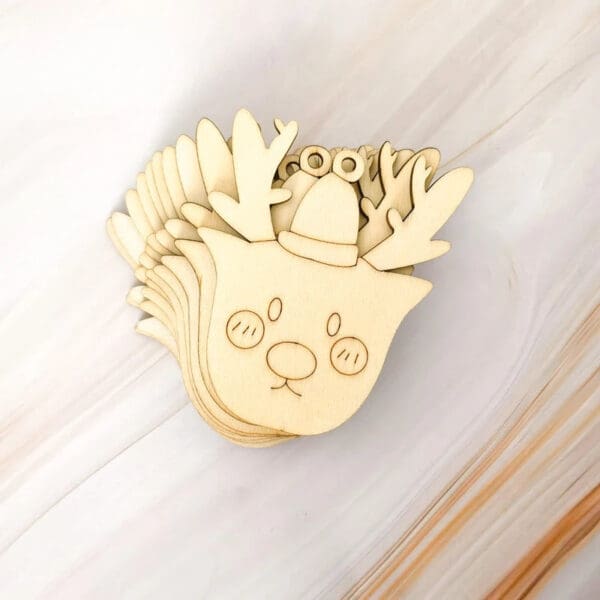 Wooden Christmas Tree Ornaments