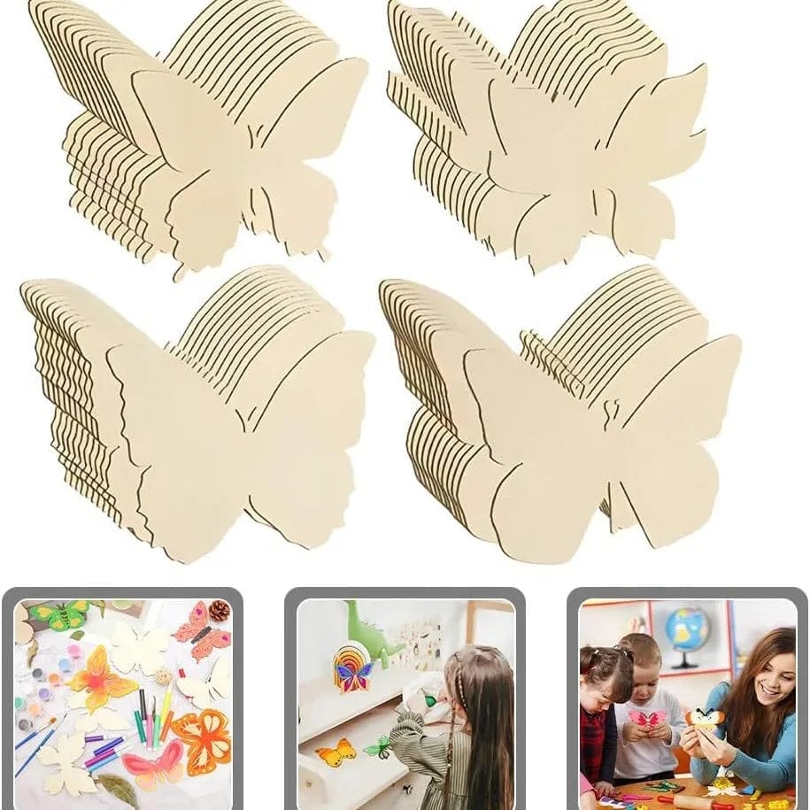 Wooden Butterfly Cutouts