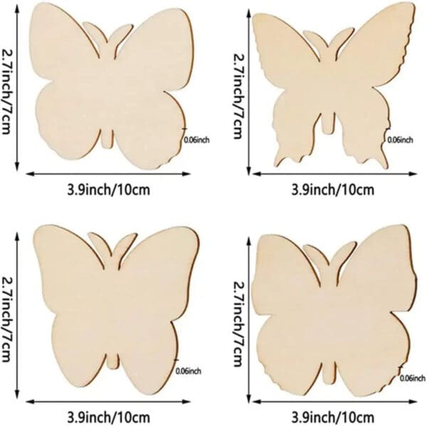 Wooden Butterfly Cutouts