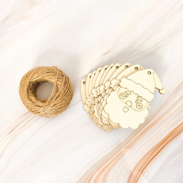 Wooden Christmas Tree Ornaments