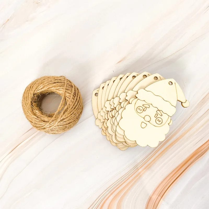 Wooden Christmas Tree Ornaments