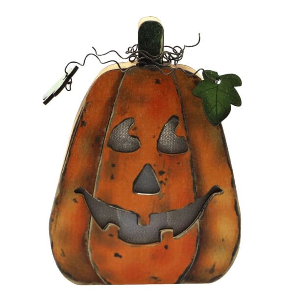 Wooden Pumpkin Decor