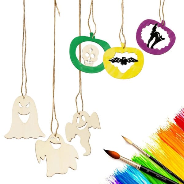 Unfinished Halloween Wood Cutouts