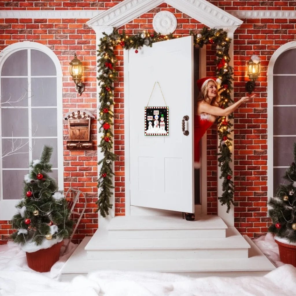 merry christmas wood sign