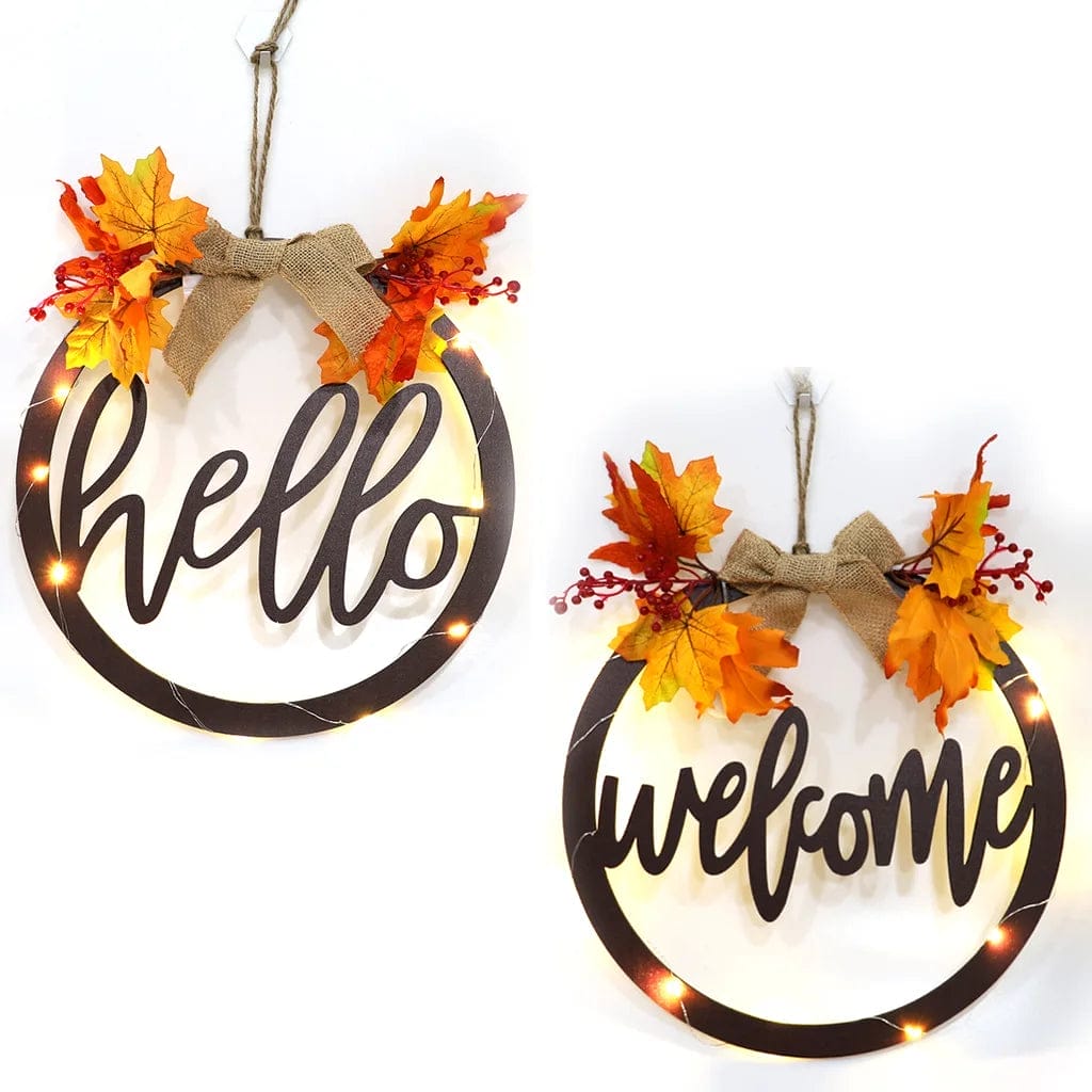 Wooden Welcome Sign
