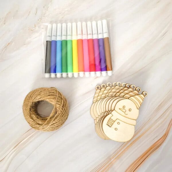 Wooden Christmas Tree Ornaments