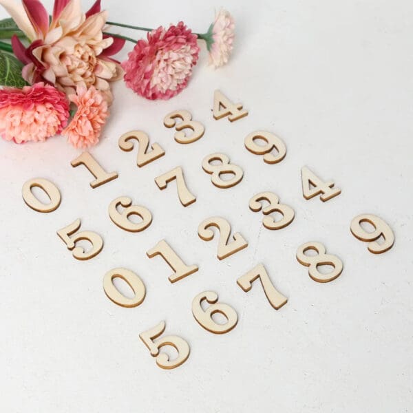 Wooden Numbers