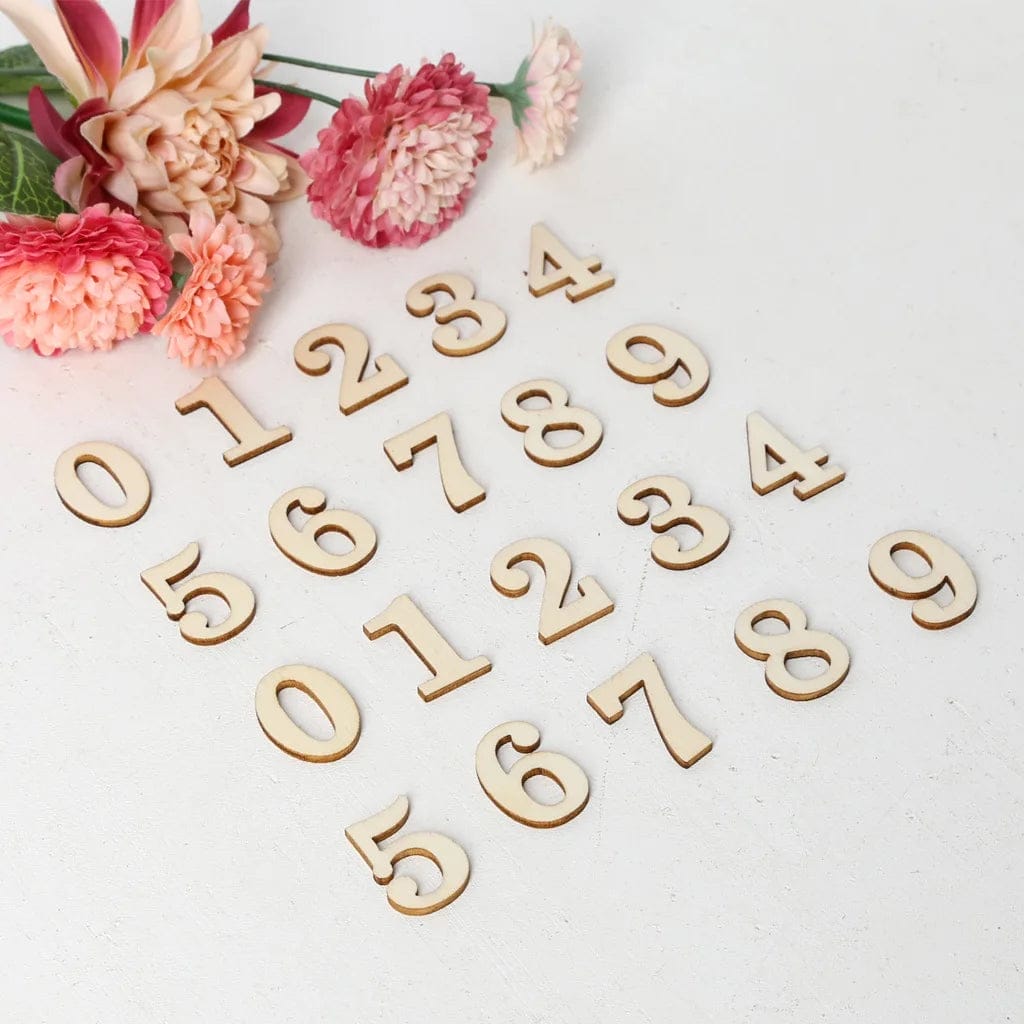 Wooden Numbers