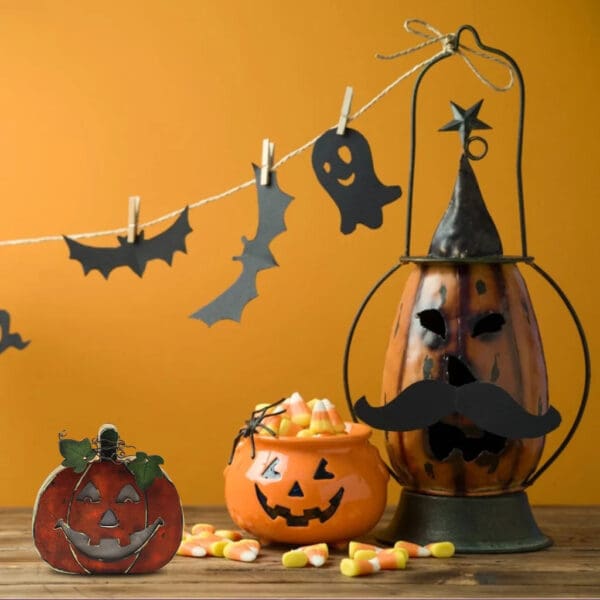 Wooden Pumpkin Decor