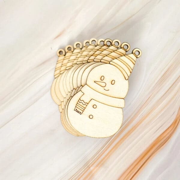 Wooden Christmas Tree Ornaments