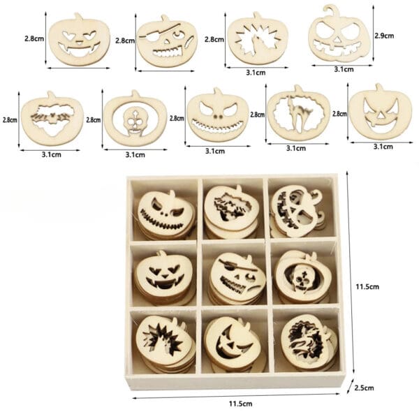 Unfinished Halloween Wood Cutouts