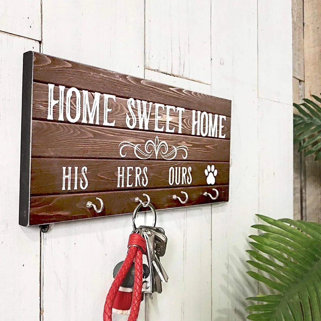 Wooden Key Ring Holder