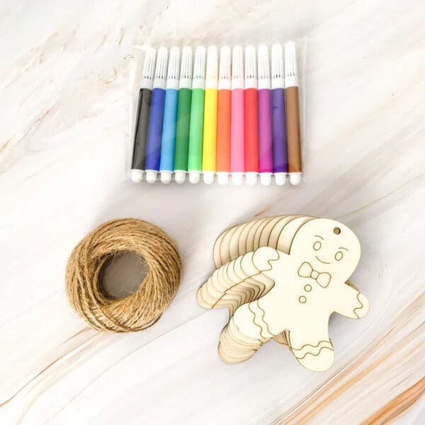 Wooden Christmas Tree Ornaments