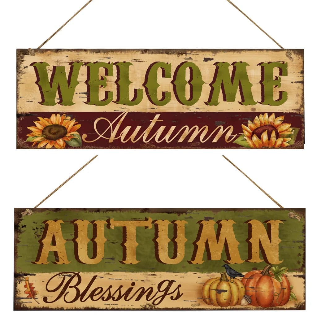 Fall Wood Signs