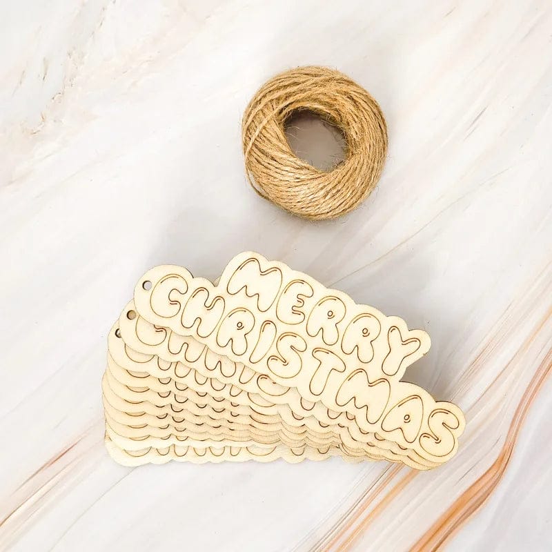 Wooden Christmas Tree Ornaments