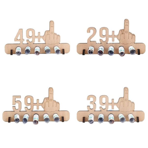 Wooden Money Clip for Birthday Gifts