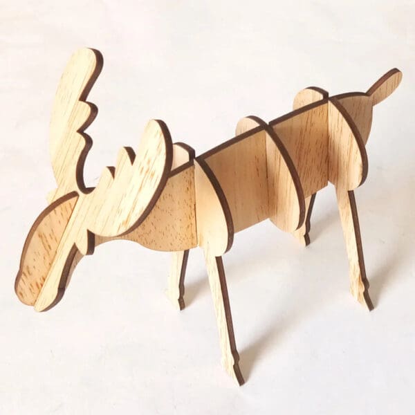 Wooden Reindeer Decorations
