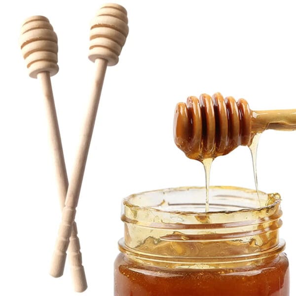 Bulk Wooden Honey Dipper