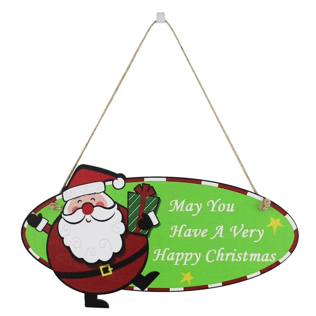 merry christmas wood sign