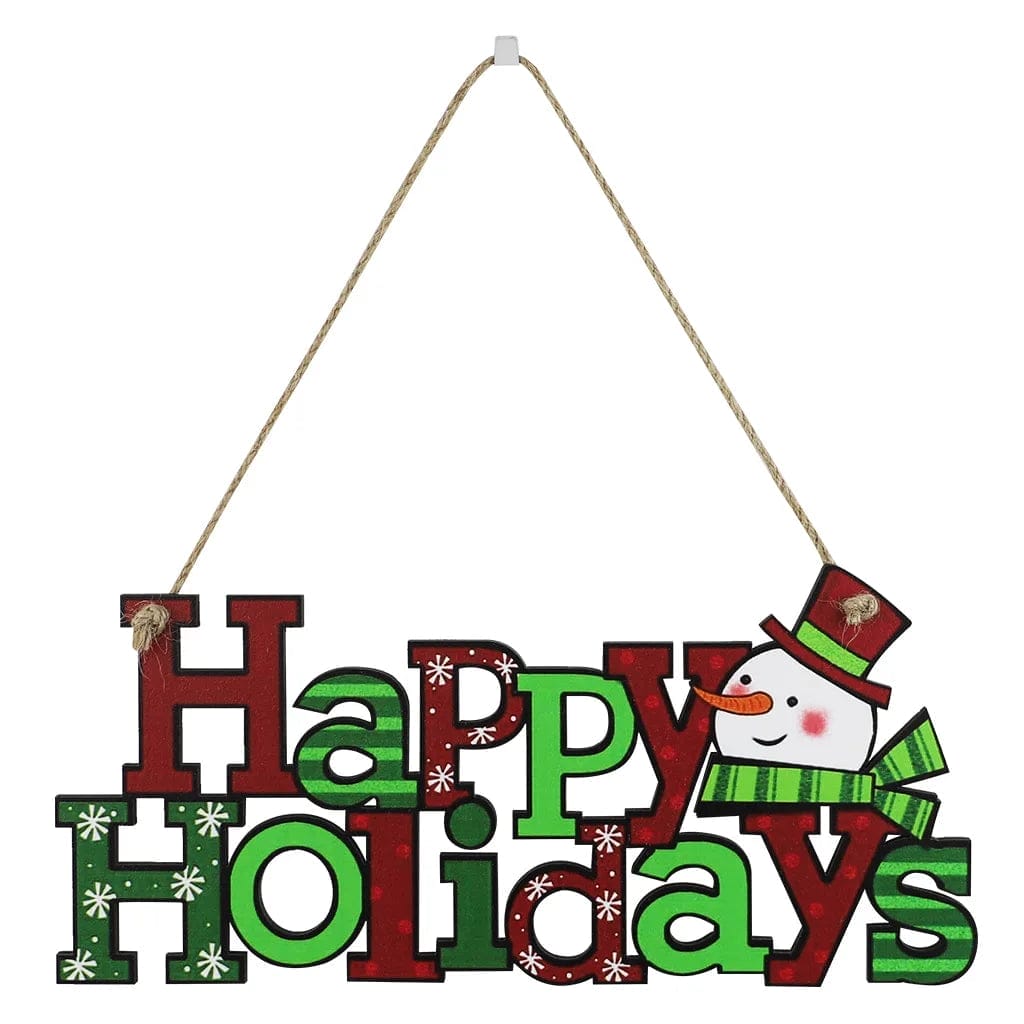 merry christmas wood sign