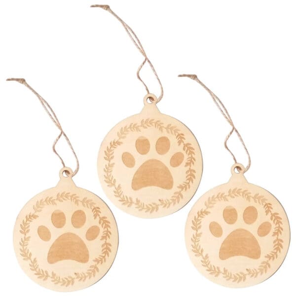 christmas tree wood ornaments