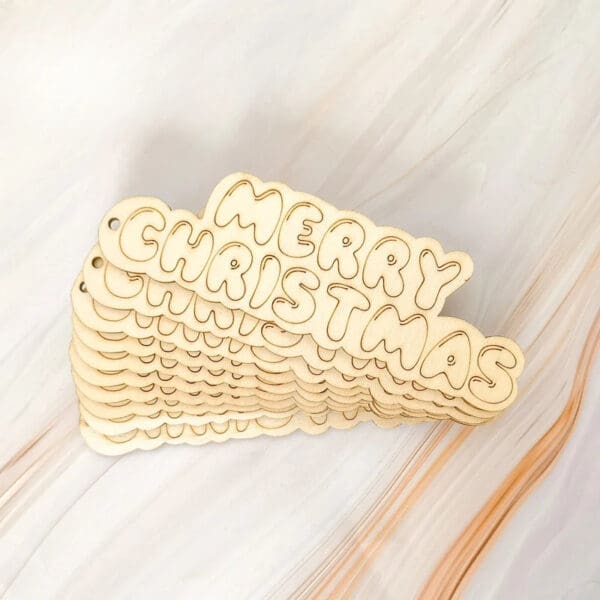 Wooden Christmas Tree Ornaments