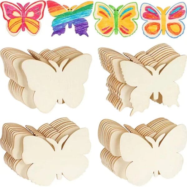 Wooden Butterfly Cutouts