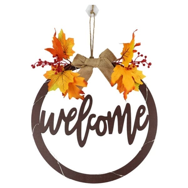 Wooden Welcome Sign