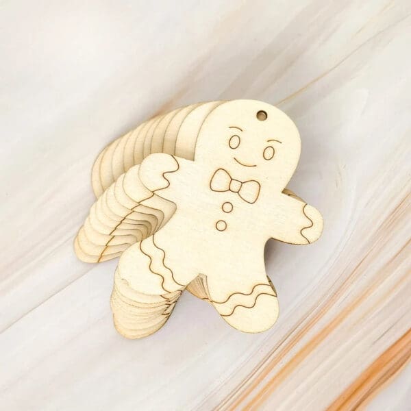 Wooden Christmas Tree Ornaments