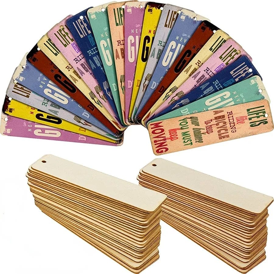 Blank Wooden Bookmarks