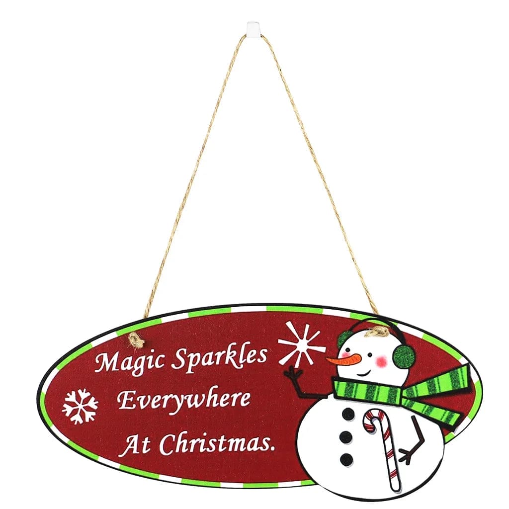 merry christmas wood sign