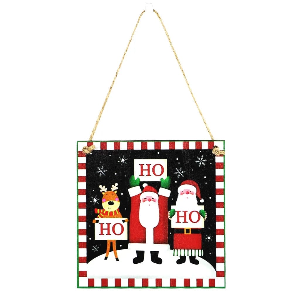 merry christmas wood sign