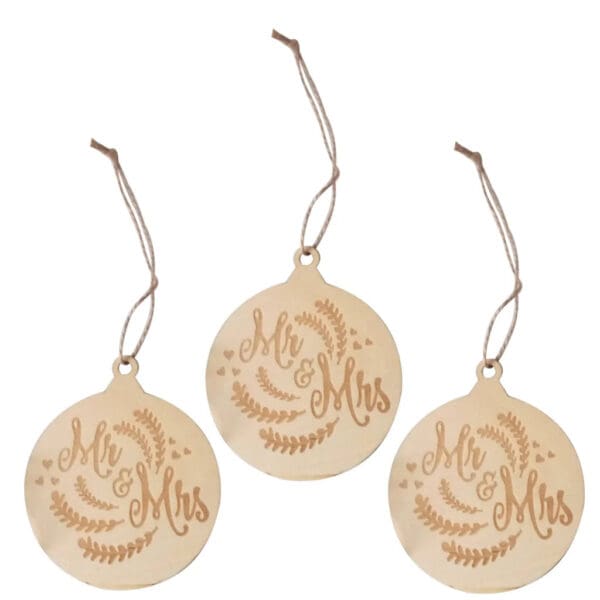 christmas tree wood ornaments