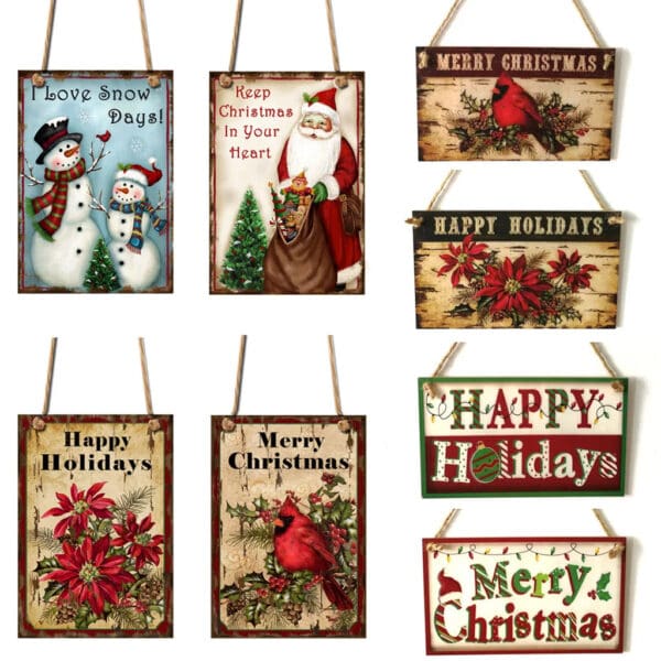 Christmas Wood Signs