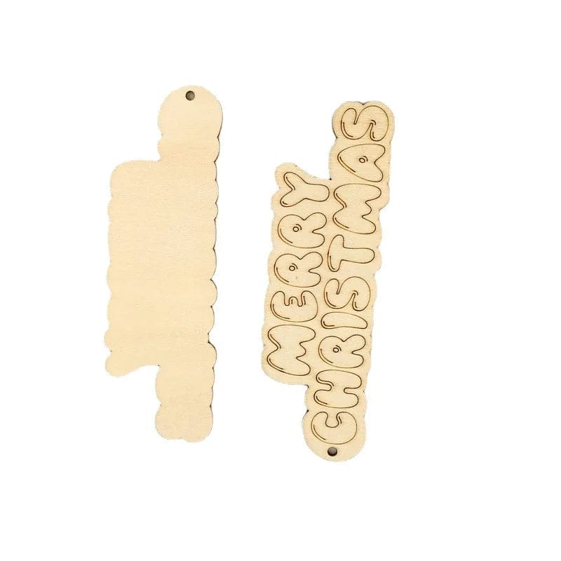 Wooden Christmas Tree Ornaments