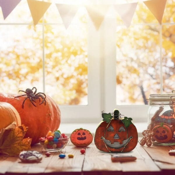 Wooden Pumpkin Decor