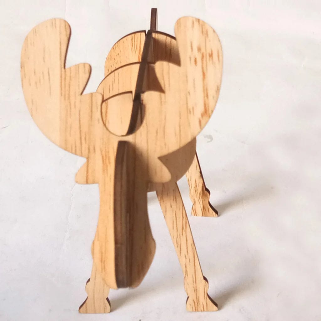 Wooden Reindeer Decorations