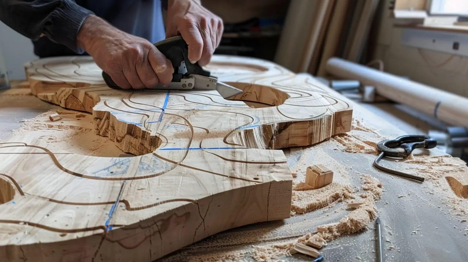 how to cut wood into shapes easily