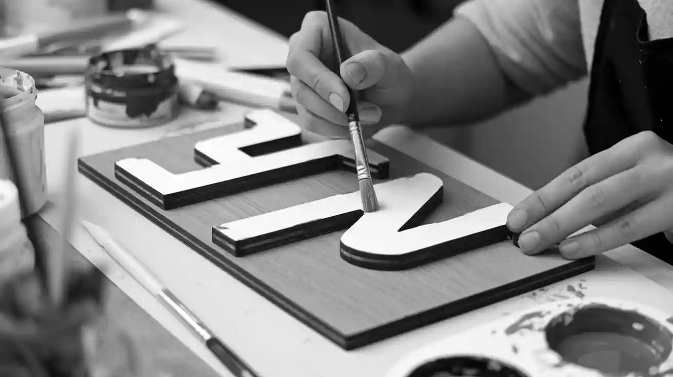 How to Paint Wooden Letters Like a Pro