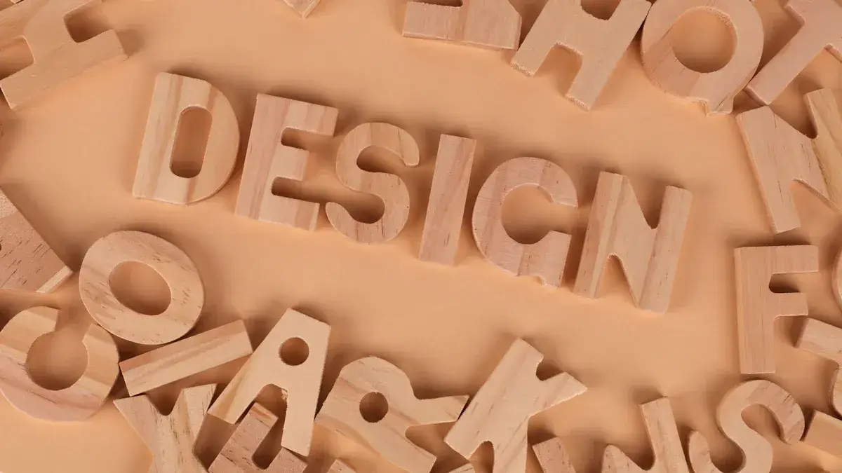 Preparing to Hang Wooden Letters
