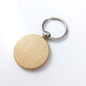 engraved wooden keychains